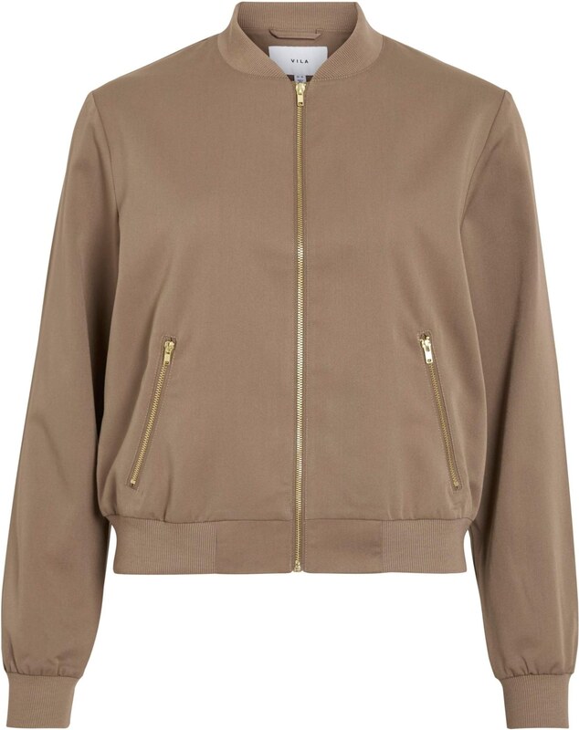 VILA Demisezoninė striukė 'VIBubble' ruda