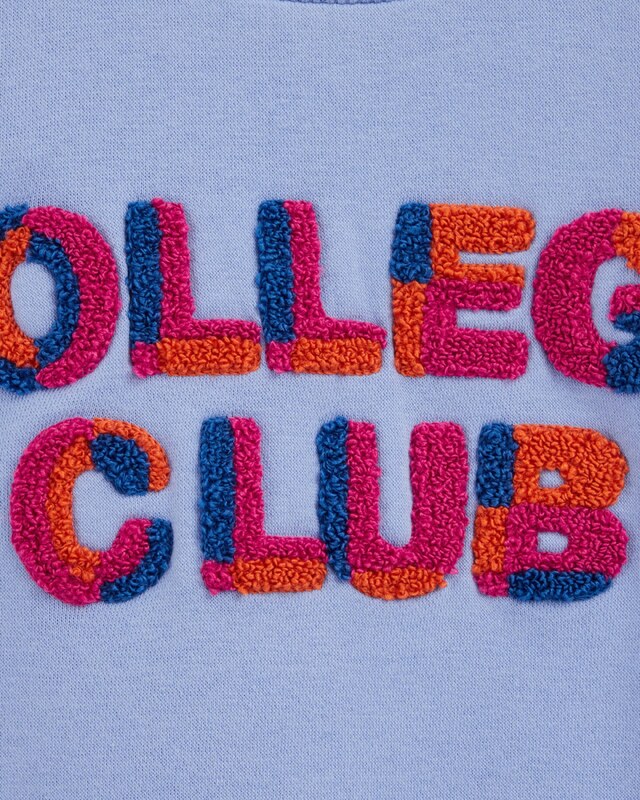 WE Fashion Megztinis be užsegimo šviesiai mėlyna / tamsiai mėlyna / omarų spalva / rožinė