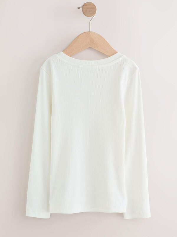 Next Marškinėliai lašišų spalva / juoda / balta