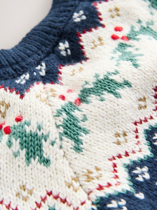 Next Kardiganas tamsiai mėlyna / smaragdinė spalva / raudona / balta