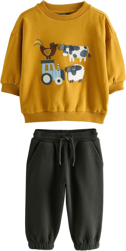 Next Rinkinys šviesiai mėlyna / geltona / tamsiai žalia / balta