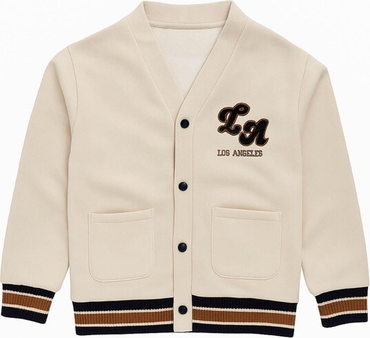 MINOTI Džemperis ruda / juoda / vilnos balta