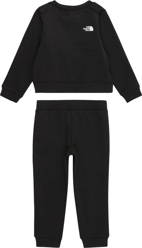 THE NORTH FACE Treniruočių kostiumas juoda / balta