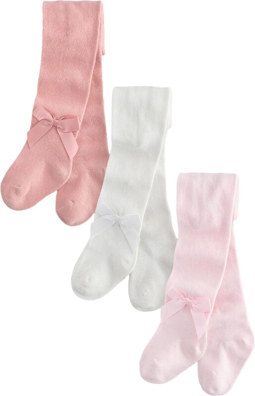 Next Pėdkelnės persikų spalva / rožinė / balta