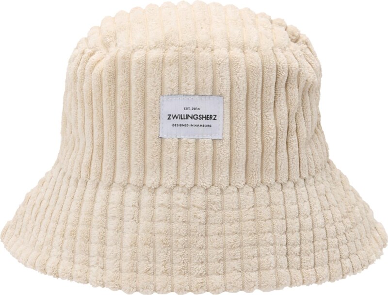 Zwillingsherz Skrybėlaitė vilnos balta