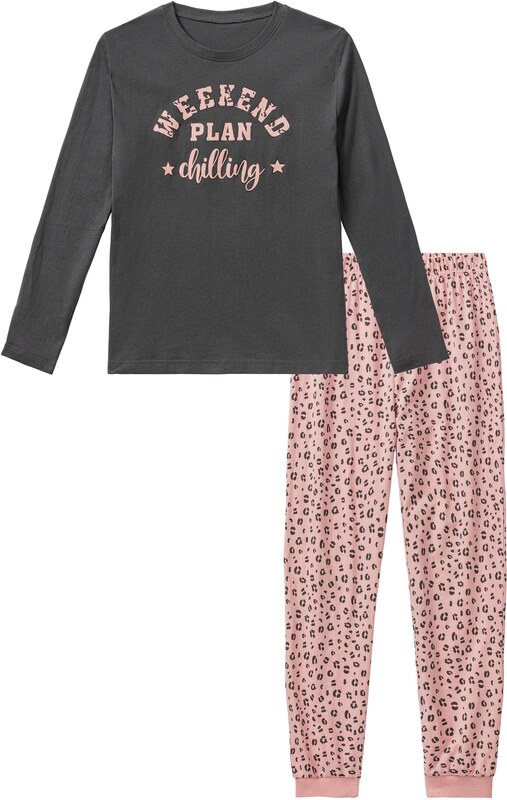 BUFFALO Miego kostiumas 'Leo 1x' pilka / rožinė / juoda