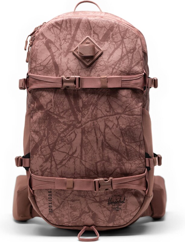 Herschel Sportinė kuprinė 'All Season Pro' šokolado spalva / ryškiai rožinė spalva / juoda