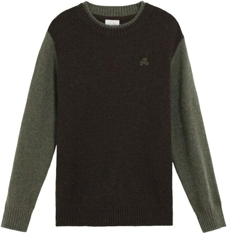 Scalpers Megztinis alyvuogių spalva / juoda