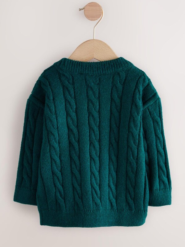 Next Megztinis tamsiai žalia