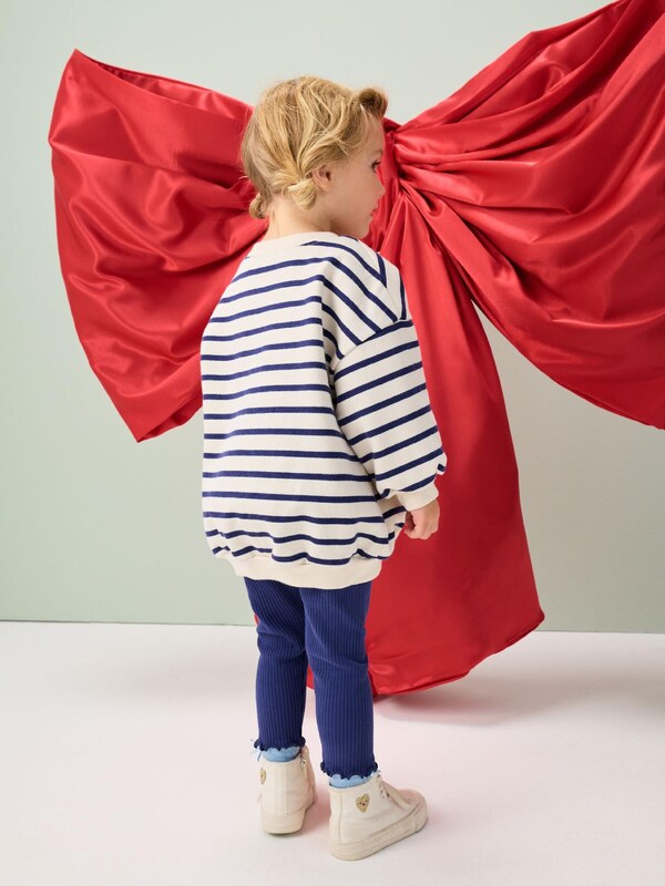 Next Rinkinys kremo / tamsiai mėlyna / tamsiai ruda / spanguolių spalva