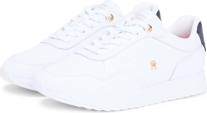 TOMMY HILFIGER Sportbačiai be auliuko tamsiai mėlyna / balta