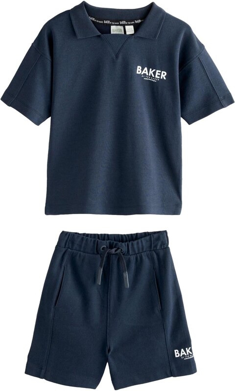 Baker by Ted Baker Rinkinys tamsiai mėlyna / balta