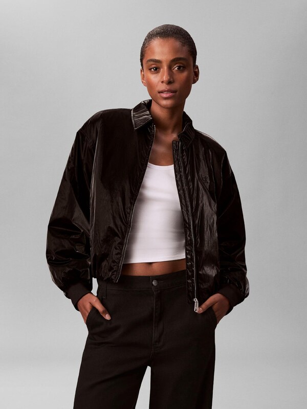 Calvin Klein Jeans Demisezoninė striukė juoda