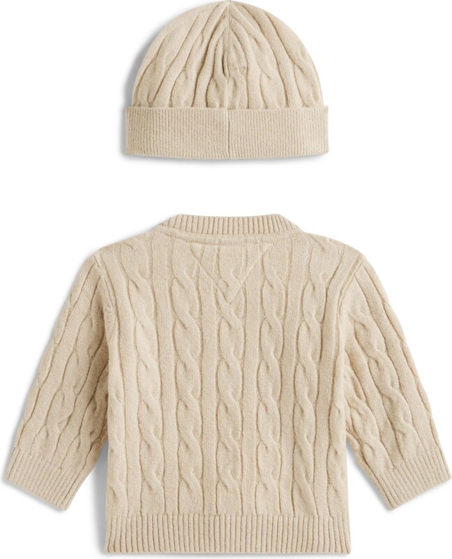 TOMMY HILFIGER Megztinis smėlio spalva