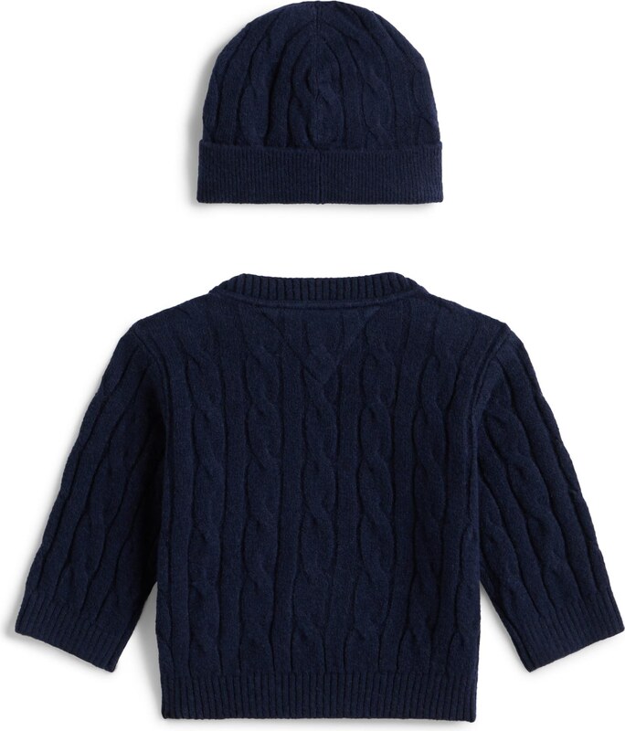 TOMMY HILFIGER Megztinis tamsiai mėlyna