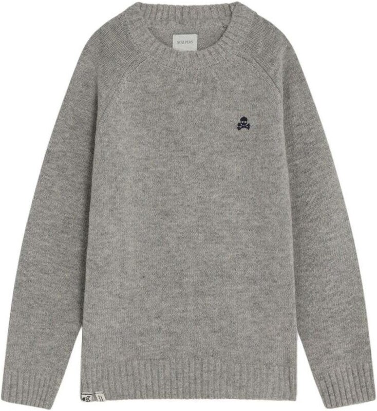 Scalpers Megztinis 'Simon' margai pilka