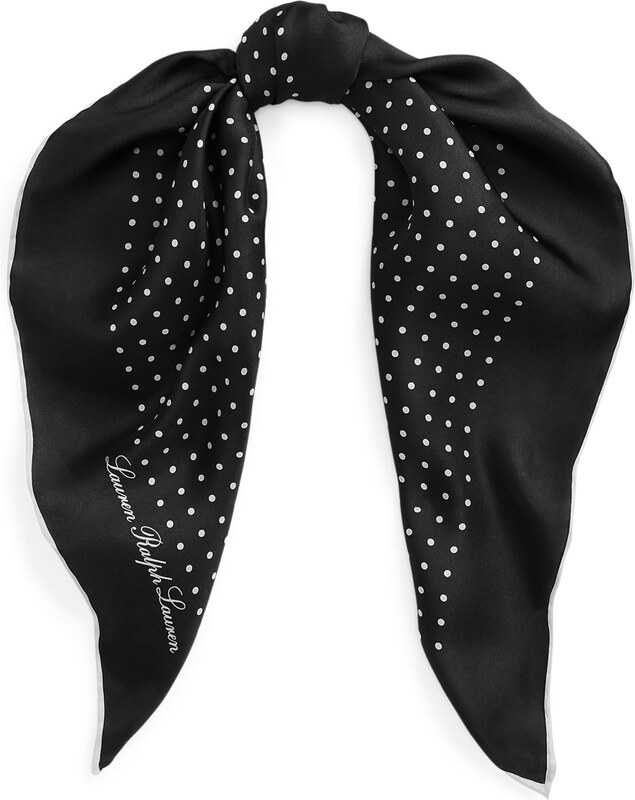 Lauren Ralph Lauren Skara juoda / balkšva