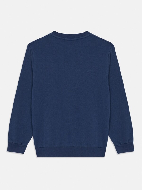 Nike Sportswear Megztinis be užsegimo 'CLUB FLC' tamsiai mėlyna / balta