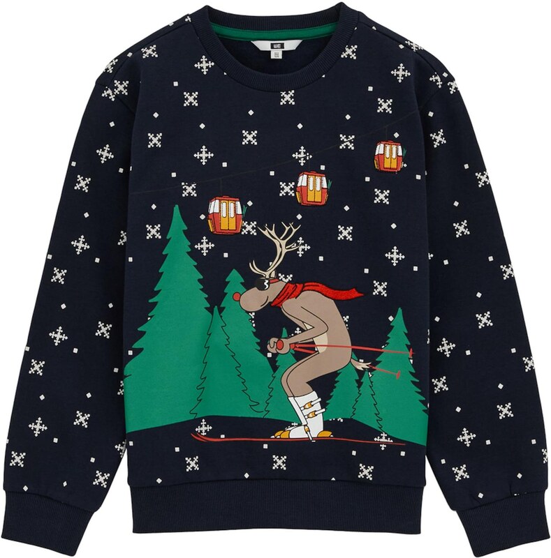 WE Fashion Megztinis be užsegimo tamsiai mėlyna jūros spalva / mišrios spalvos