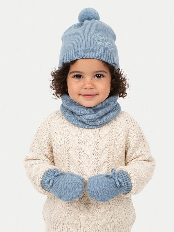 Komplektas: kepurė, gaubtas ir pirštinės Mayoral