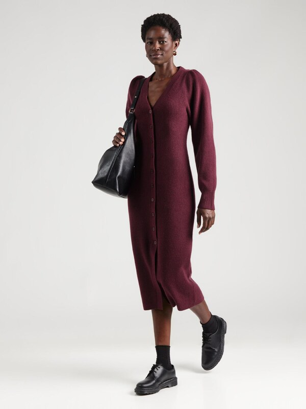 & Other Stories Megzta suknelė vyno raudona spalva