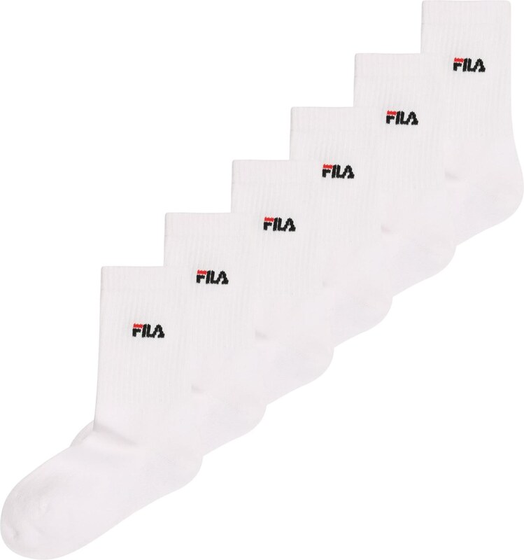 FILA Kojinės raudona / juoda / balta