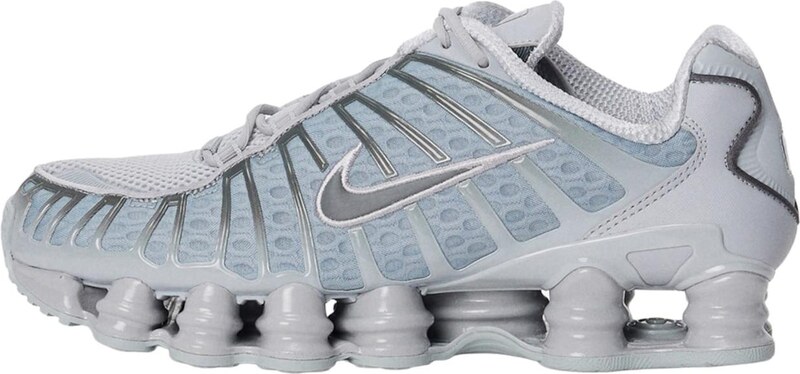 Nike Sportswear Sportbačiai be auliuko 'Shox TL' melsvai pilka / pilka / tamsiai pilka