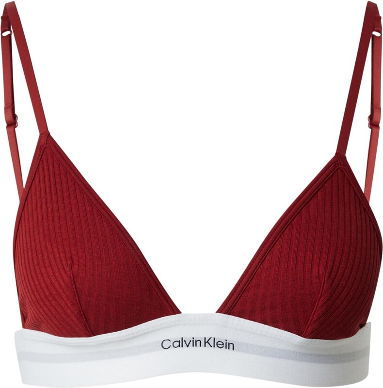 Calvin Klein Underwear Liemenėlė vyšninė spalva / balta