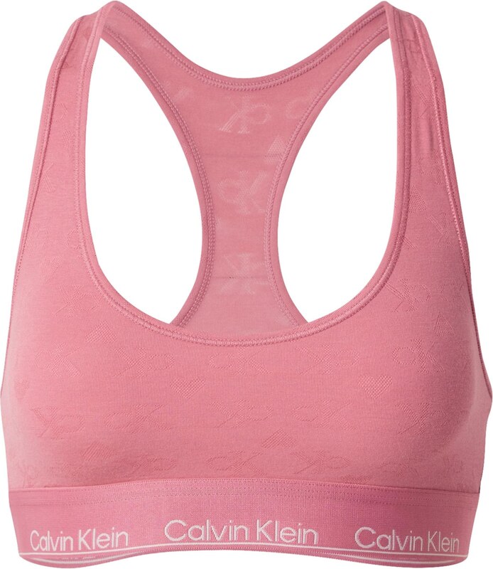 Calvin Klein Underwear Liemenėlė ryškiai rožinė spalva / balta