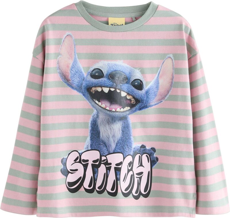 Next Marškinėliai mėlyna / pilka / ryškiai rožinė spalva / juoda