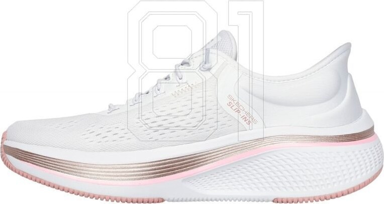 OEM Sportbačiai moterims balti tekstiliniai bėgimui Skechers