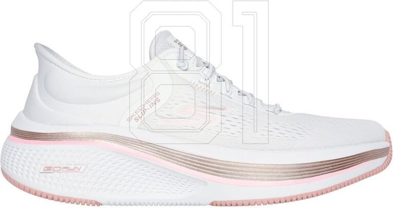 OEM Sportbačiai moterims balti tekstiliniai bėgimui Skechers