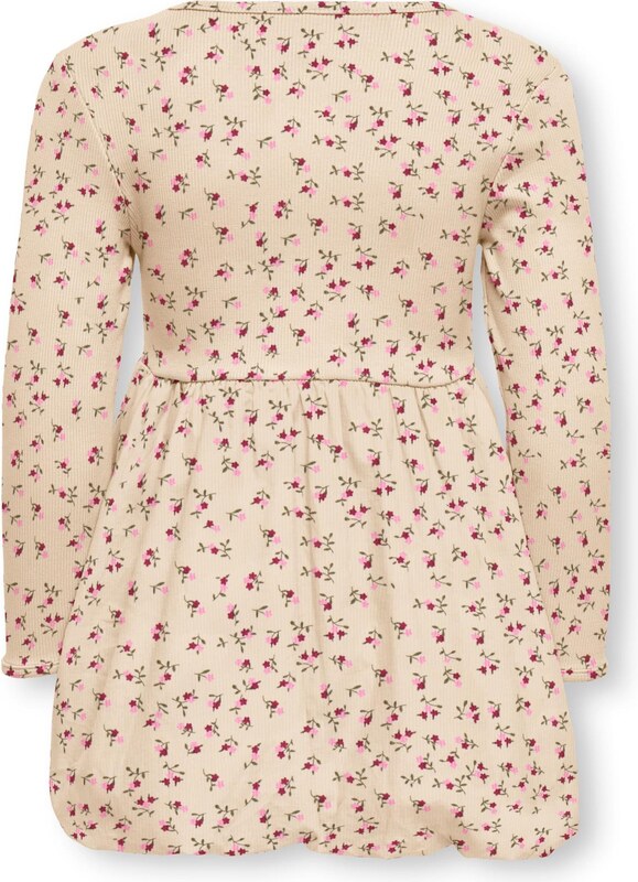 Only Mini Suknelė 'KMGTRINNY' smėlio spalva / žalia / rožių spalva / tamsiai rožinė