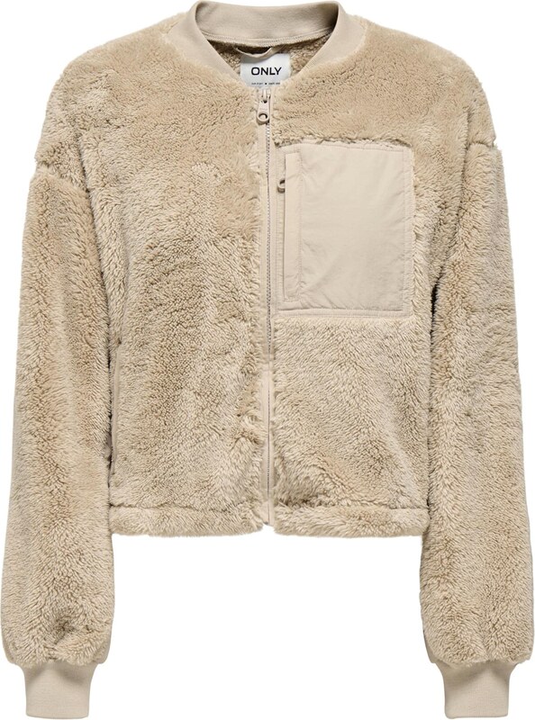 ONLY Demisezoninė striukė 'ONLAnna' smėlio spalva / tamsi smėlio