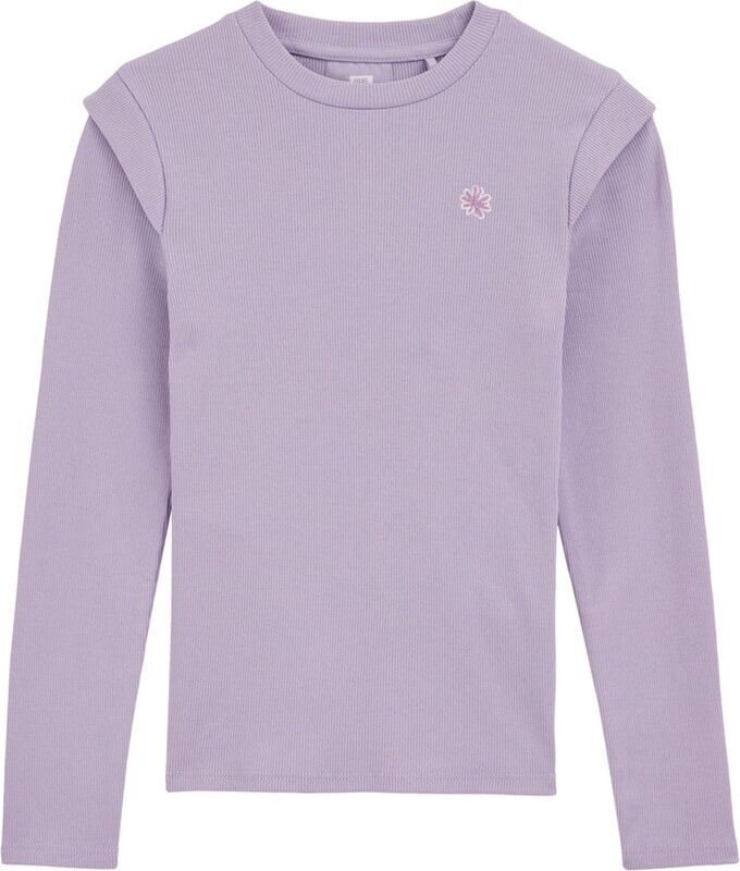 WE Fashion Marškinėliai levandų spalva