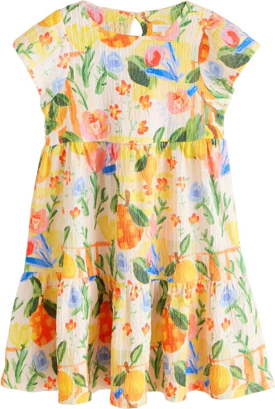 Next Suknelė kremo / geltona / žalia / oranžinė