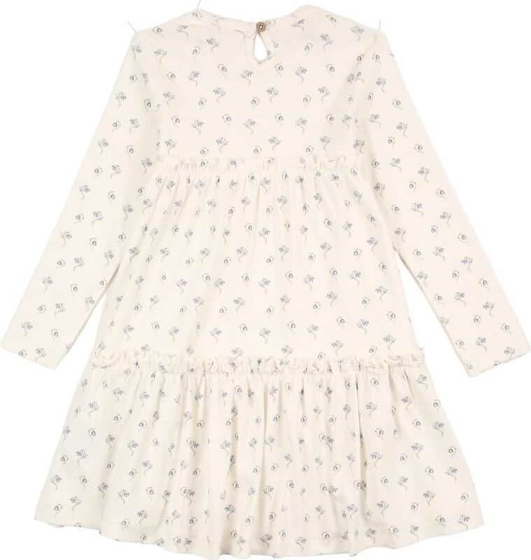 Lil'Atelier Suknelė 'NMFGAYO SEL' šviesiai mėlyna / alyvuogių spalva / natūrali balta