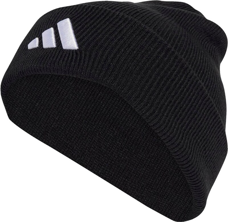 ADIDAS SPORTSWEAR Sportinė kepurė 'New Logo Beanie' juoda / balta