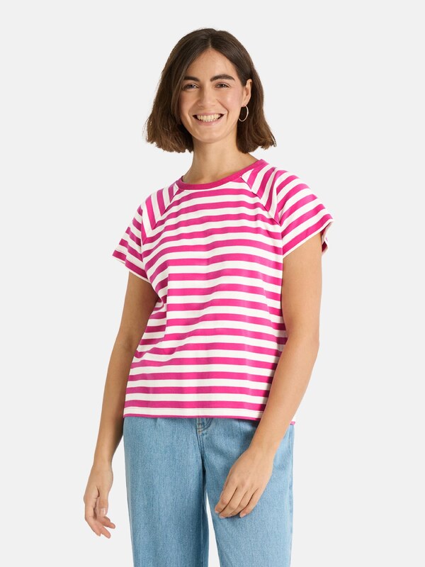 LIEBLINGSSTÜCK Marškinėliai 'Tara' šviesiai rožinė / balta