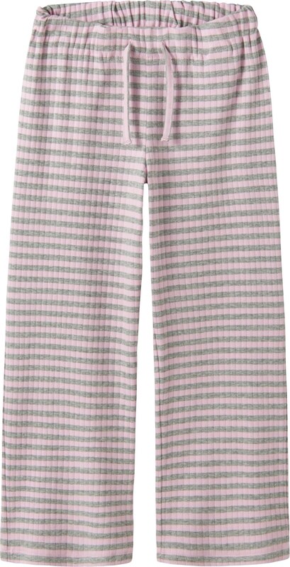 NAME IT Kelnės 'NKFSuraja' margai pilka / rožių spalva