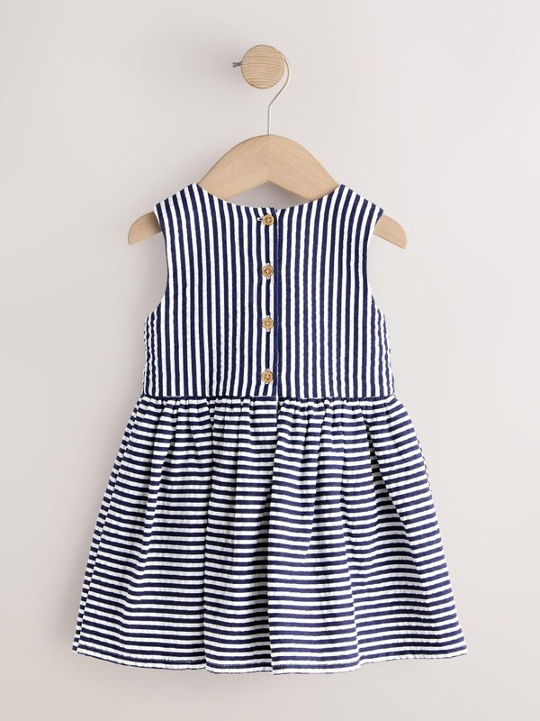 Next Suknelė tamsiai mėlyna / balta