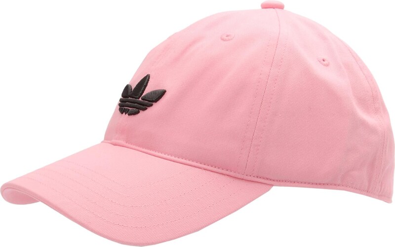 ADIDAS ORIGINALS Kepurė 'Adicolor Classic Trefoil' rožių spalva / balta