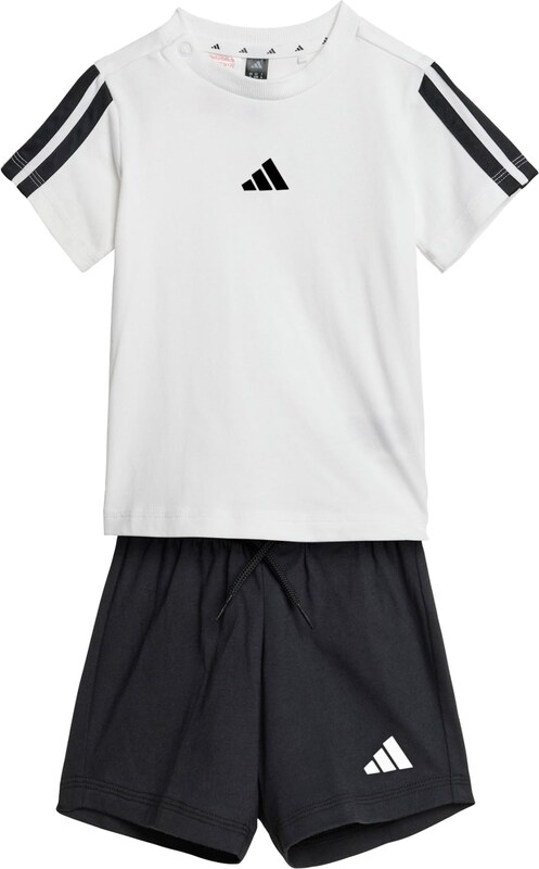 ADIDAS SPORTSWEAR Treniruočių kostiumas 'Essentials' juoda / balta