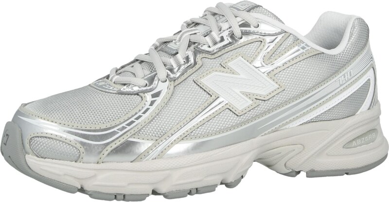 new balance Sportbačiai be auliuko '740' pilka / sidabro pilka / sidabrinė / balta