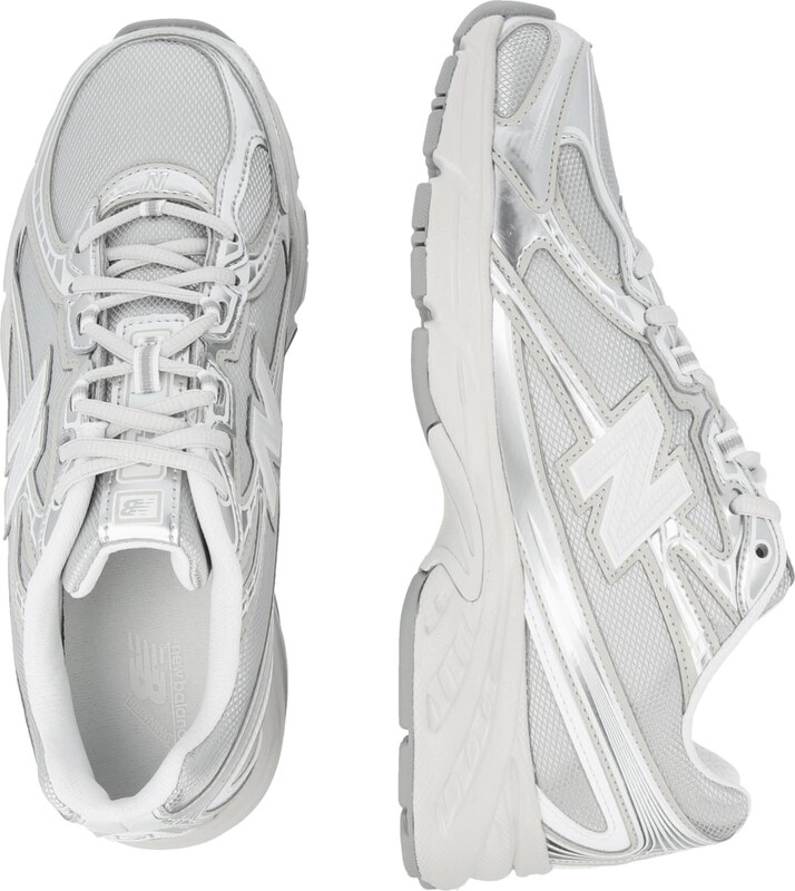 new balance Sportbačiai be auliuko '740' pilka / sidabro pilka / sidabrinė / balta