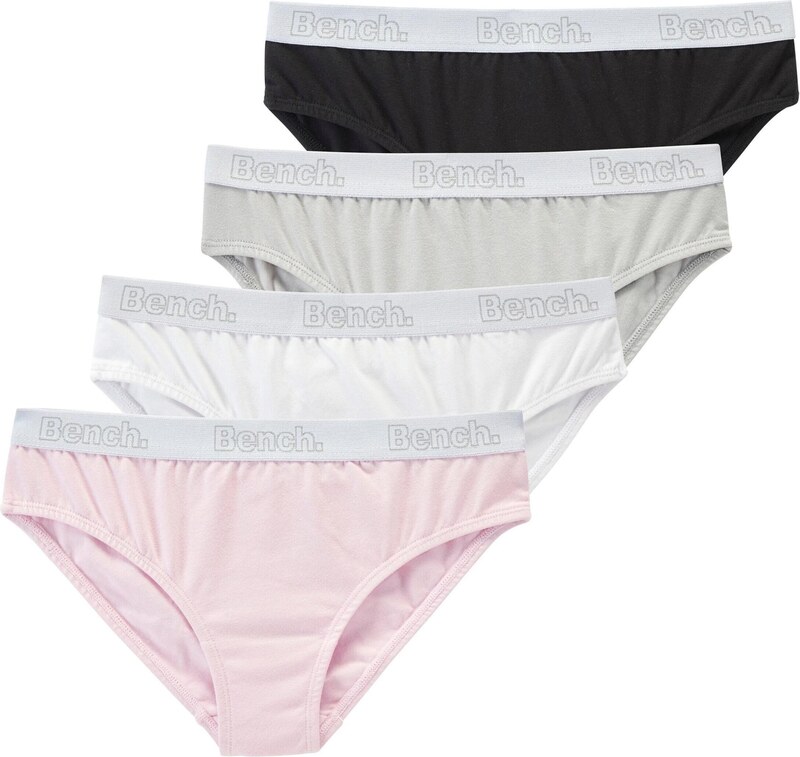 BENCH Apatinės kelnaitės akmens / rožių spalva / juoda / balta