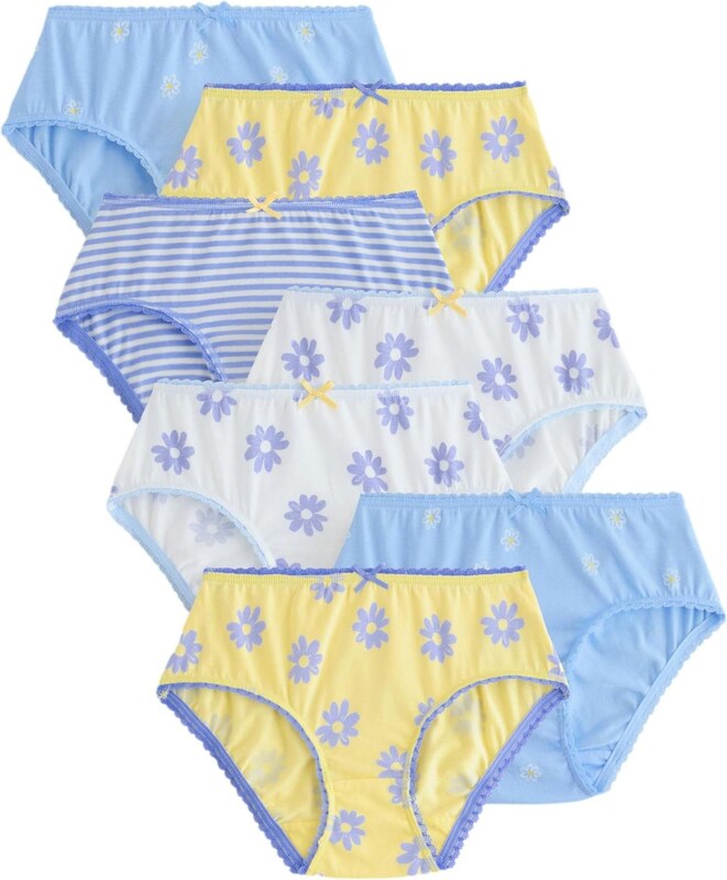 Next Apatinės kelnaitės mėlyna / indigo spalva / geltona / balta