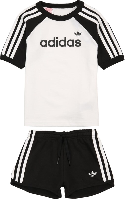 ADIDAS ORIGINALS Treningas juoda / balta