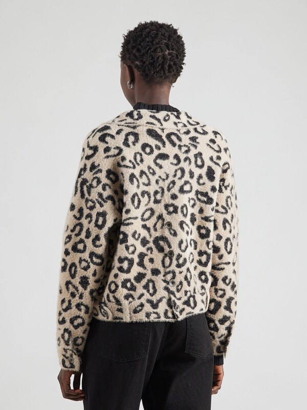 RINO & PELLE Demisezoninė striukė 'Bubbly' šviesiai ruda / juoda