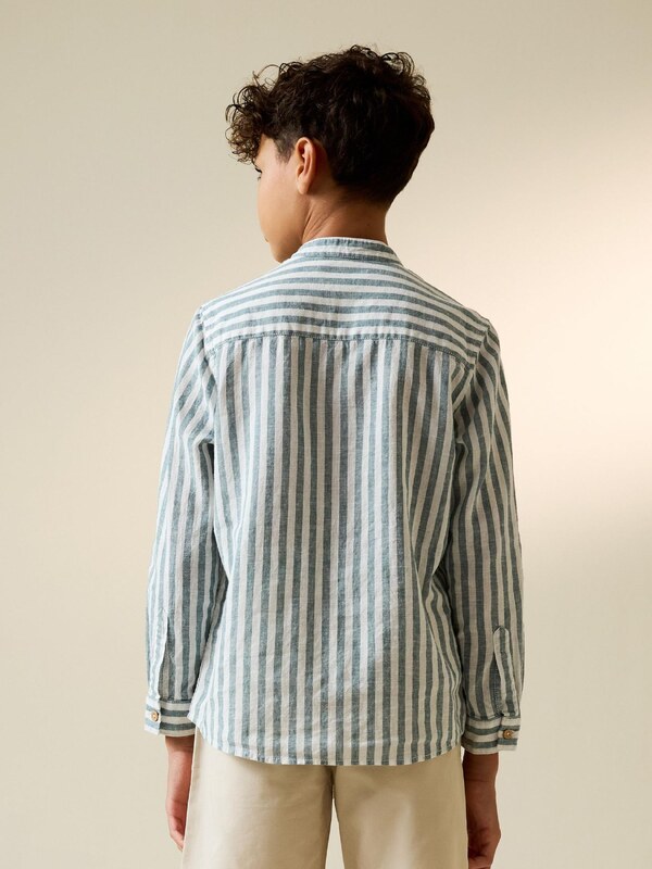 Next Marškiniai žalia / balta